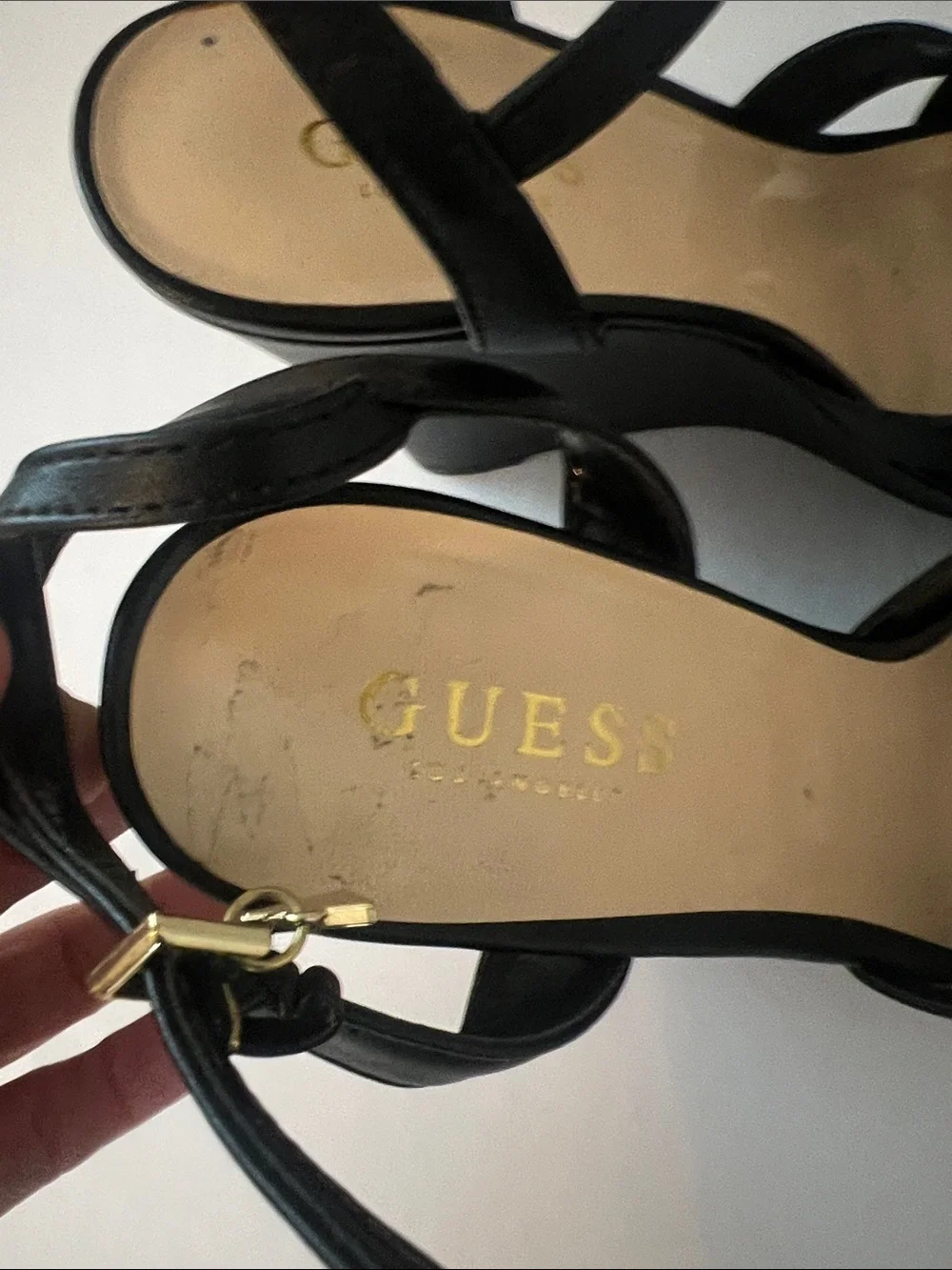 Brand new - -Guess wedges